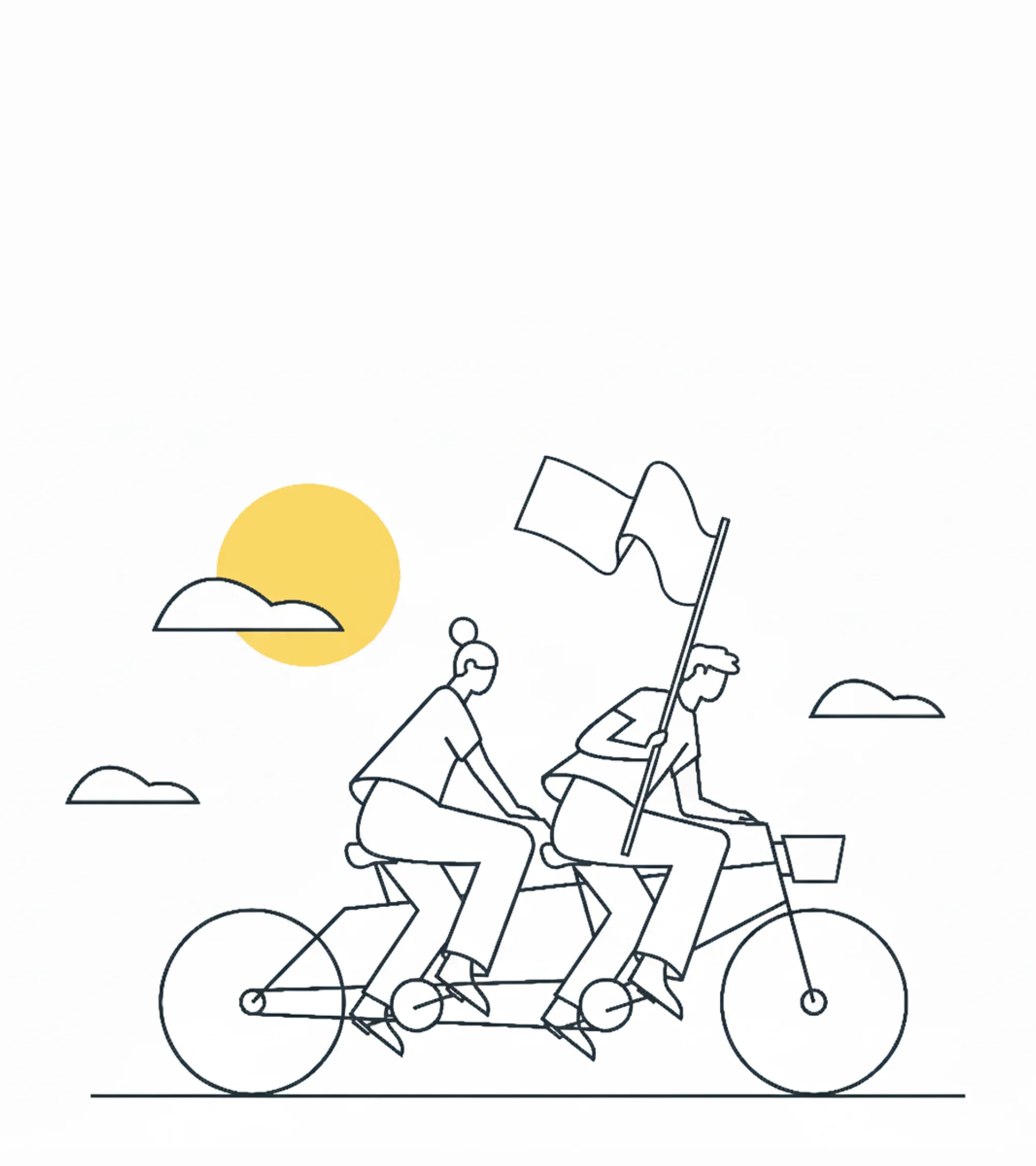 Team collaboration illustration